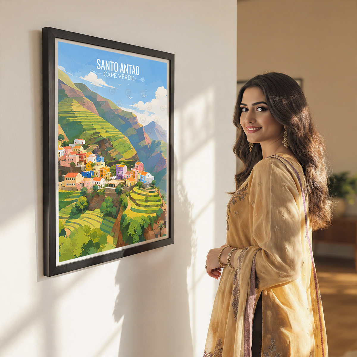 Santo Antao - Cape Verde - Travel Art Print Wall Deco Poster