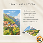 Santo Antao - Cape Verde - Travel Art Print Wall Deco Poster