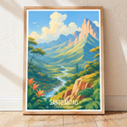 Santo Antao - Cape Verde - Travel Art Print Wall Deco Poster