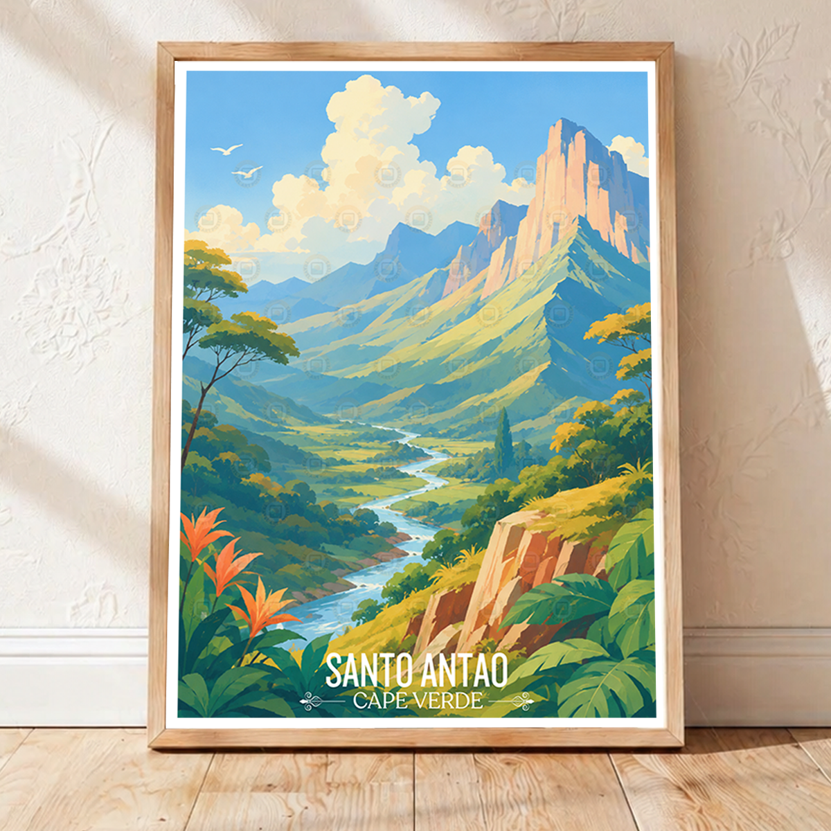Santo Antao - Cape Verde - Travel Art Print Wall Deco Poster