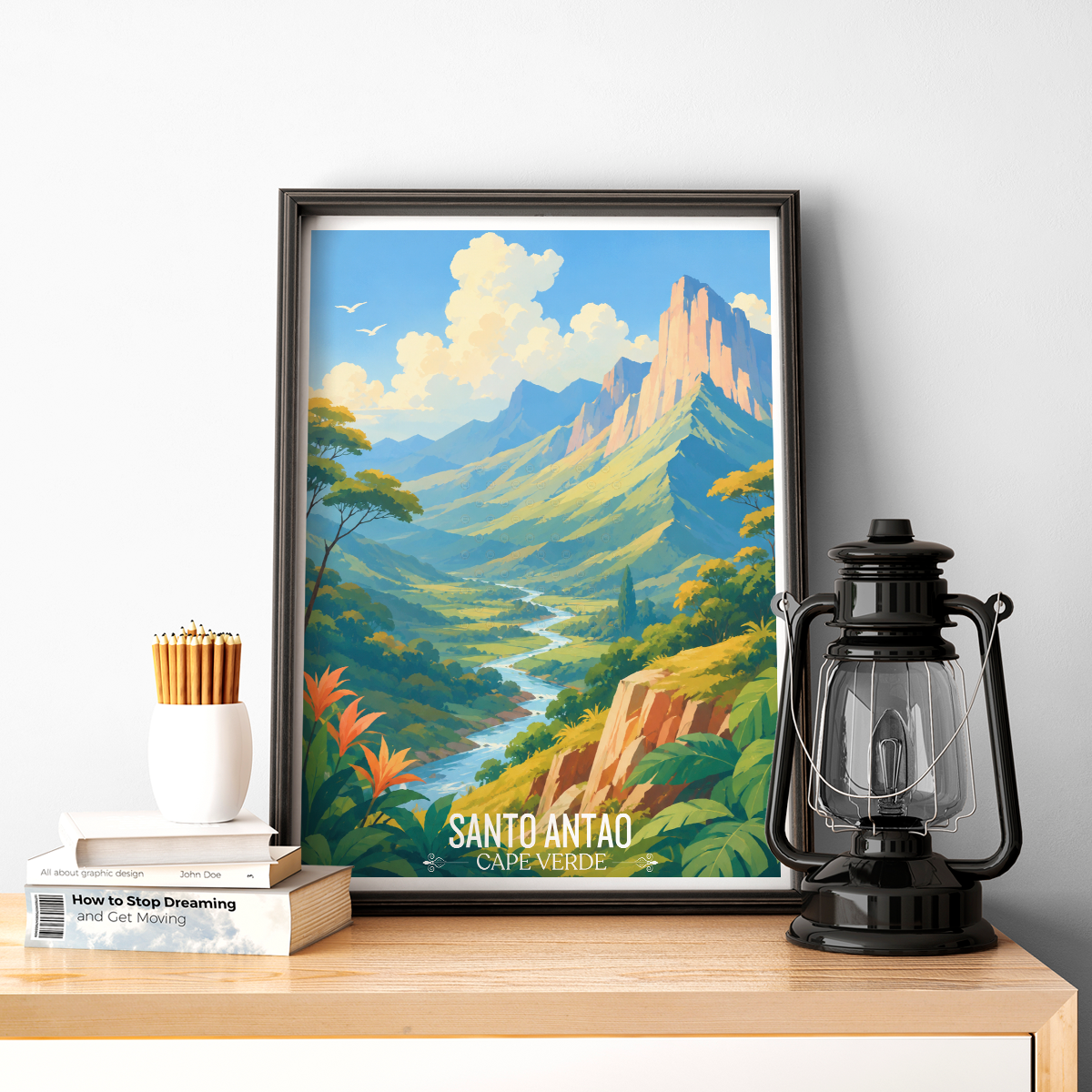 Santo Antao - Cape Verde - Travel Art Print Wall Deco Poster