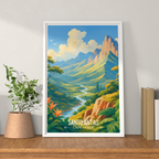 Santo Antao - Cape Verde - Travel Art Print Wall Deco Poster