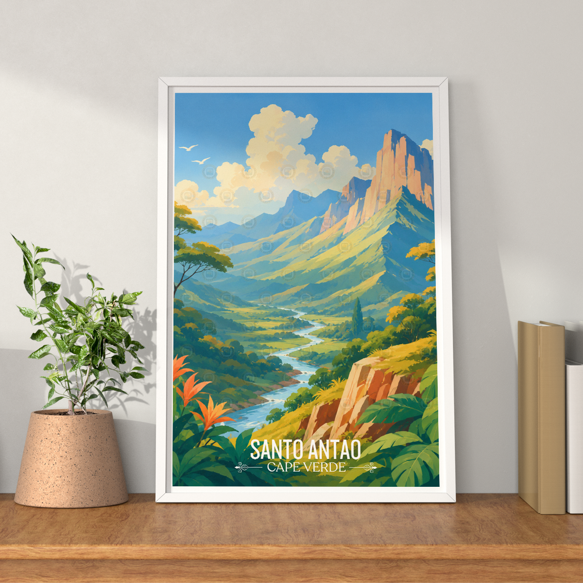 Santo Antao - Cape Verde - Travel Art Print Wall Deco Poster