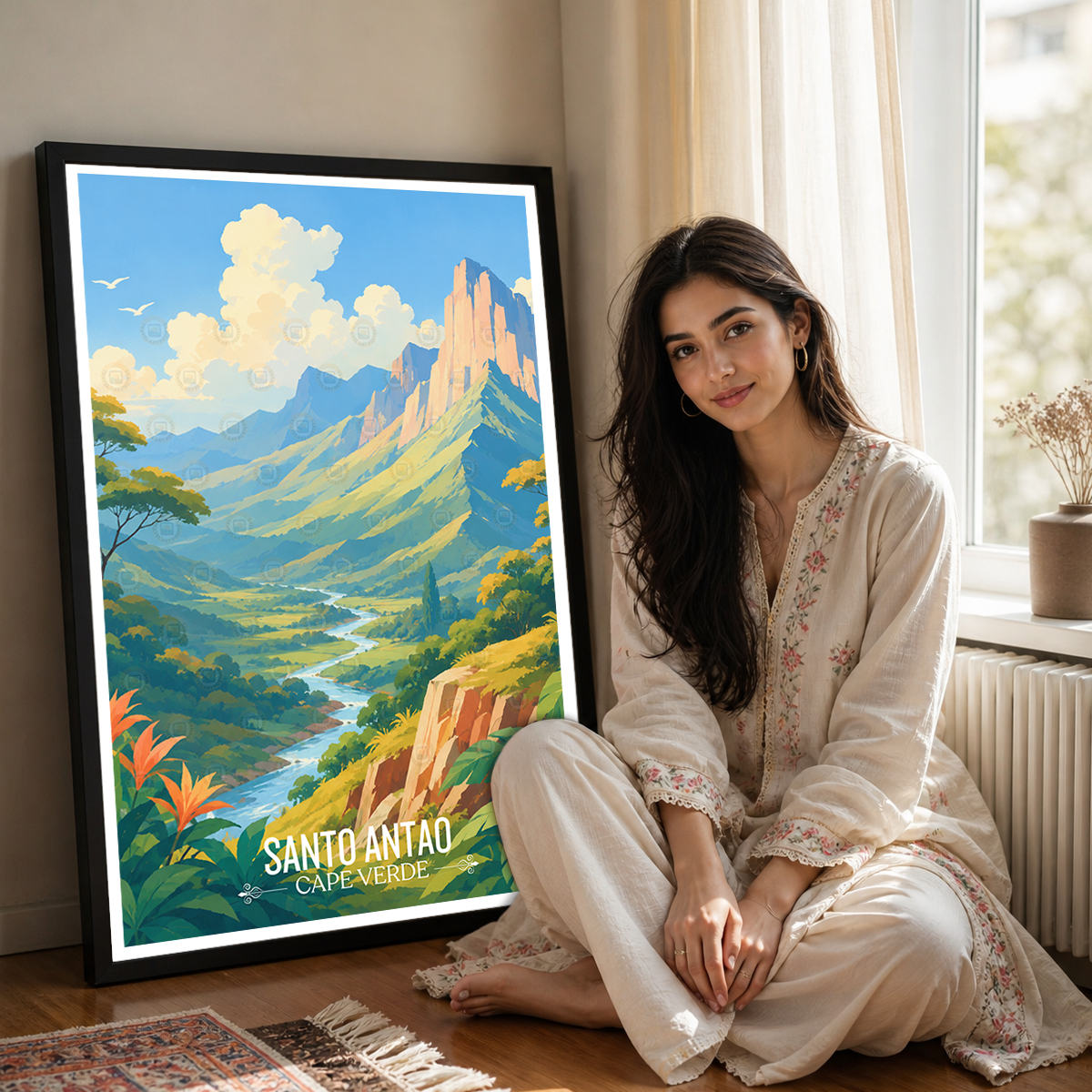 Santo Antao - Cape Verde - Travel Art Print Wall Deco Poster