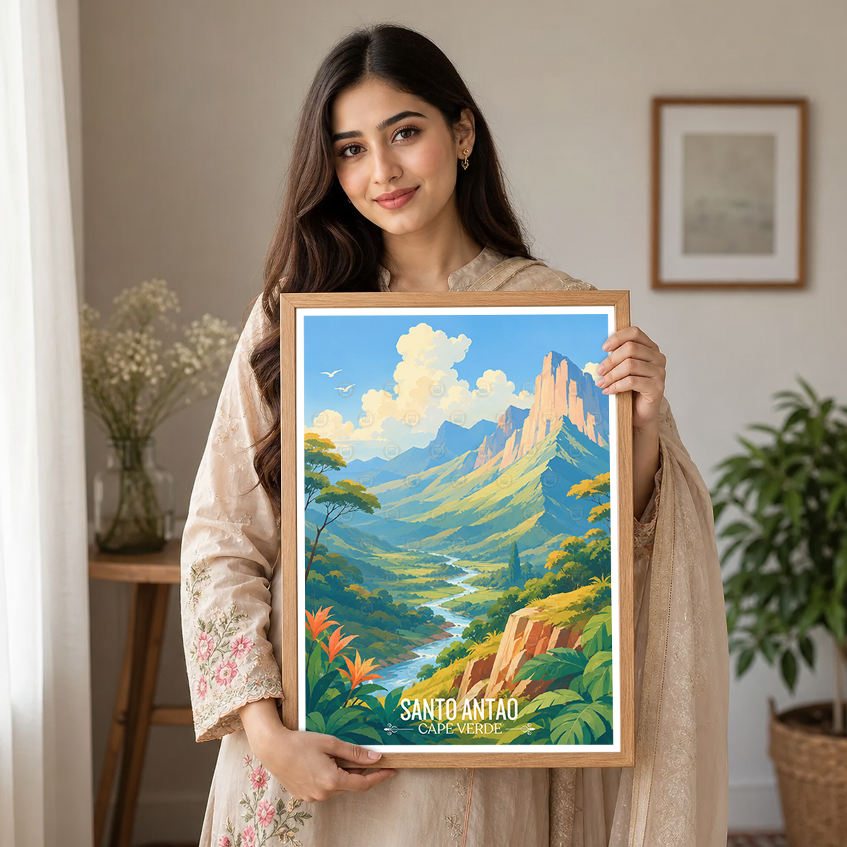Santo Antao - Cape Verde - Travel Art Print Wall Deco Poster