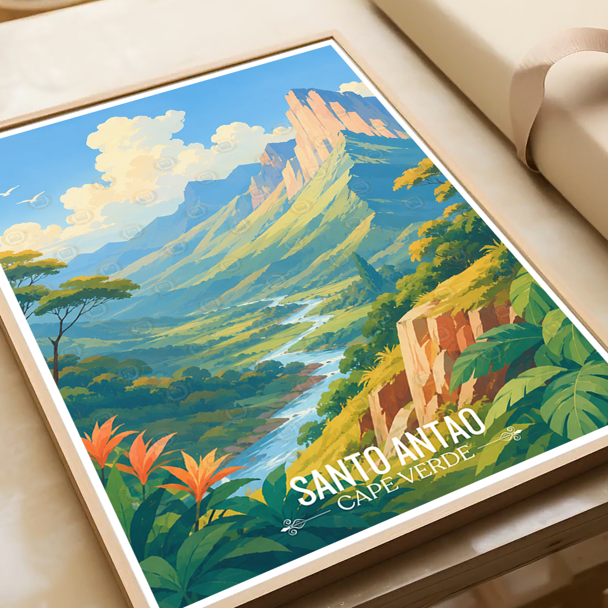 Santo Antao - Cape Verde - Travel Art Print Wall Deco Poster