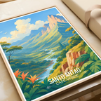 Santo Antao - Cape Verde - Travel Art Print Wall Deco Poster