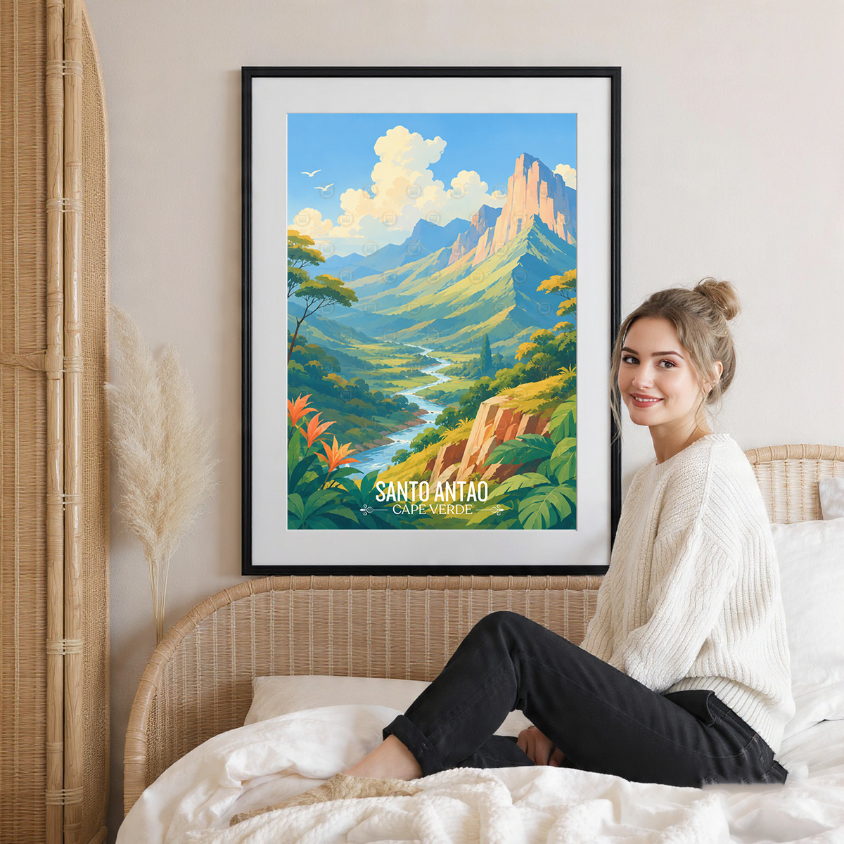 Santo Antao - Cape Verde - Travel Art Print Wall Deco Poster