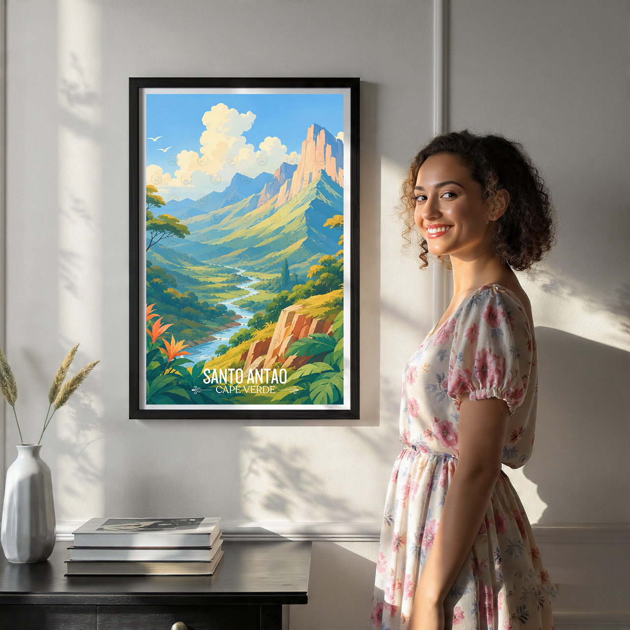 Santo Antao - Cape Verde - Travel Art Print Wall Deco Poster