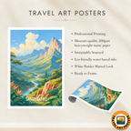 Santo Antao - Cape Verde - Travel Art Print Wall Deco Poster