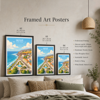 Sao Filipe - Cape Verde - Travel Art Print Wall Deco Poster