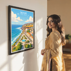Sao Filipe - Cape Verde - Travel Art Print Wall Deco Poster