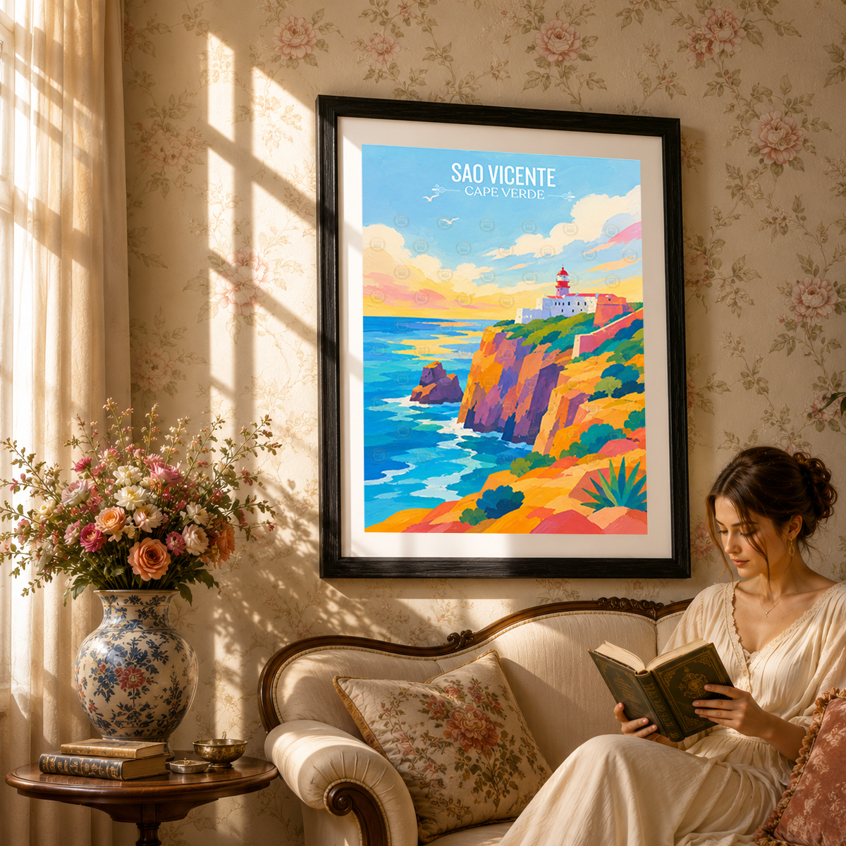Sao Vicente - Cape Verde - Travel Art Print Wall Deco Poster