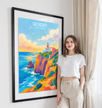 Sao Vicente - Cape Verde - Travel Art Print Wall Deco Poster