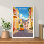 Sao Vicente - Cape Verde - Travel Art Print Wall Deco Poster