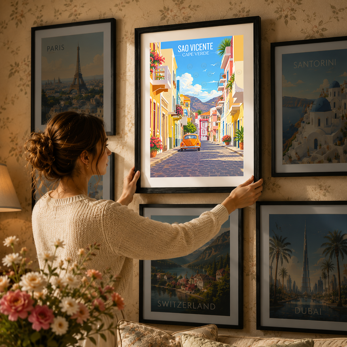 Sao Vicente - Cape Verde - Travel Art Print Wall Deco Poster