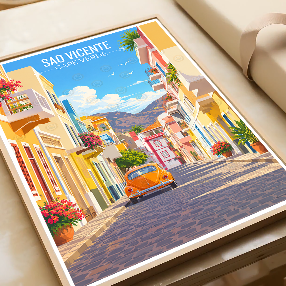 Sao Vicente - Cape Verde - Travel Art Print Wall Deco Poster