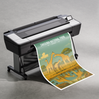 Zakouma National Park travel poster – artwork presentation view 12
