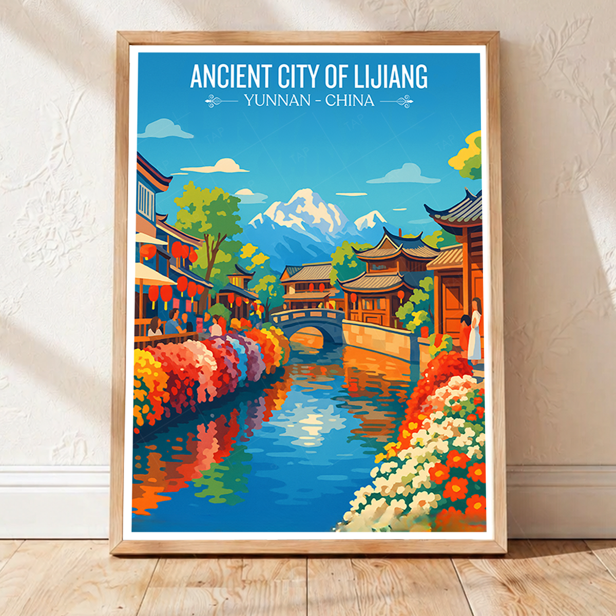Ancient City of Lijiang - Yunnan - China - Travel Wall Art Print - Art Print - Travel Art Poster