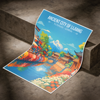 Ancient City of Lijiang - Yunnan - China - Travel Wall Art Print - Art Print - Travel Art Poster