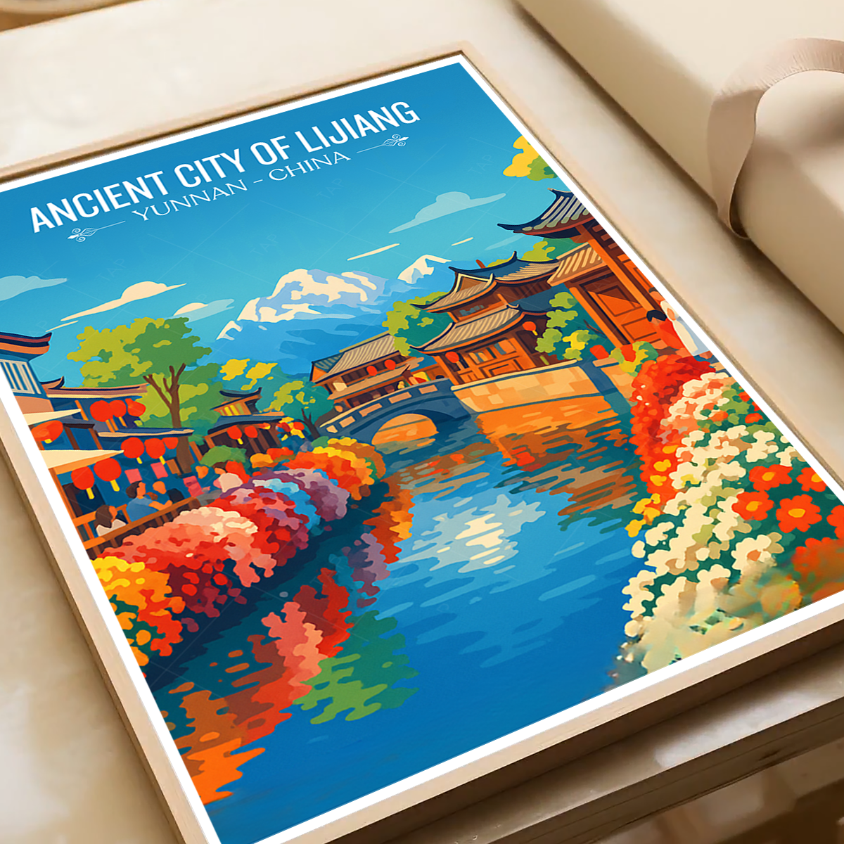 Ancient City of Lijiang - Yunnan - China - Travel Wall Art Print - Art Print - Travel Art Poster