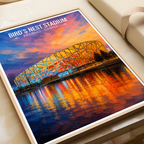 Bird's Nest Stadium - Beijing - China - Travel Wall Art Print - Art Print - Travel Art Poster