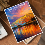 Bird's Nest Stadium - Beijing - China - Travel Wall Art Print - Art Print - Travel Art Poster