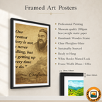 Our Greatest Glory is Not - Confucius - Travel Wall Art Print - Art Print - Travel Art Poster