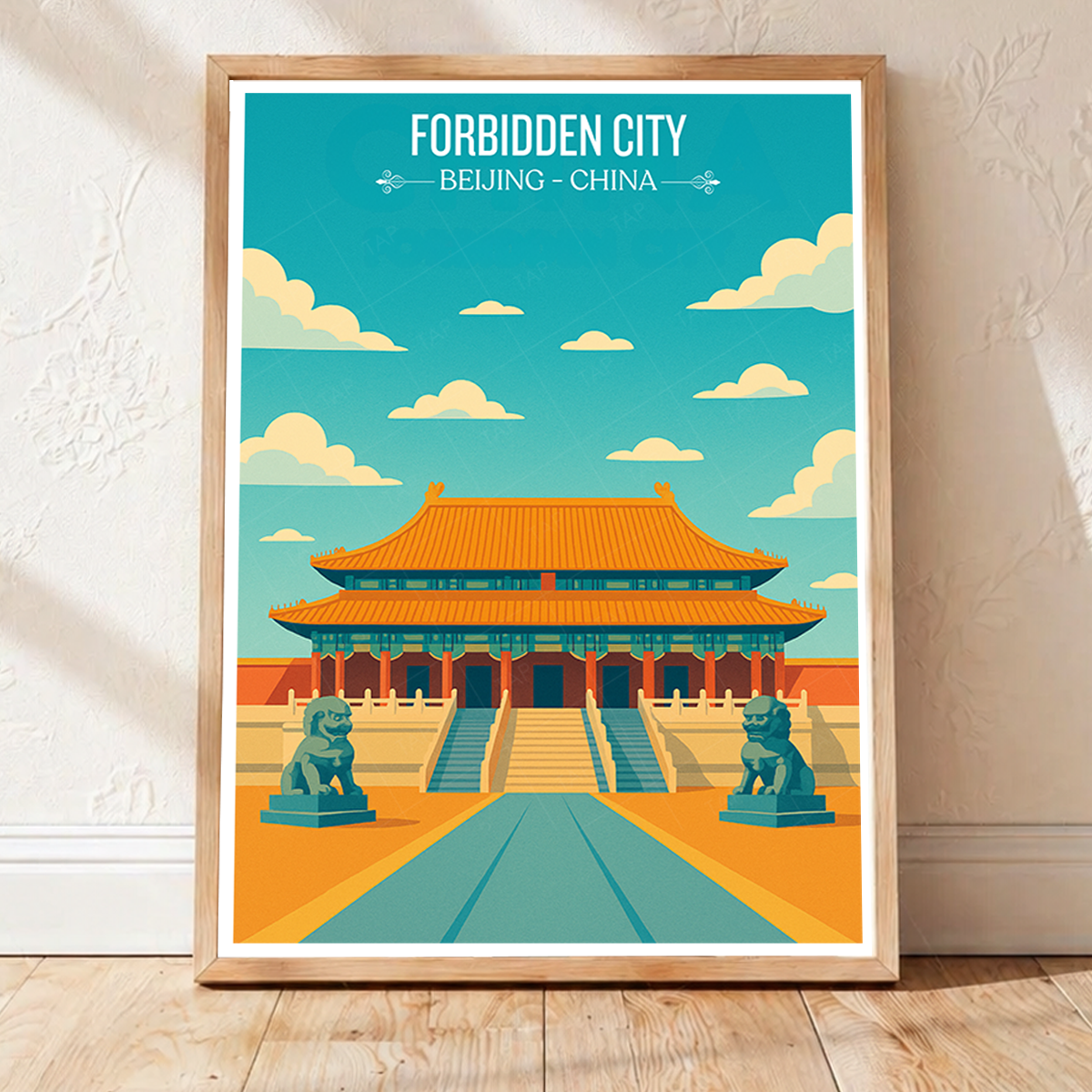 Forbidden City - China - Travel Wall Art Print Home Deco Poster