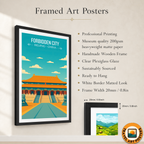 Forbidden City - China - Travel Wall Art Print Home Deco Poster