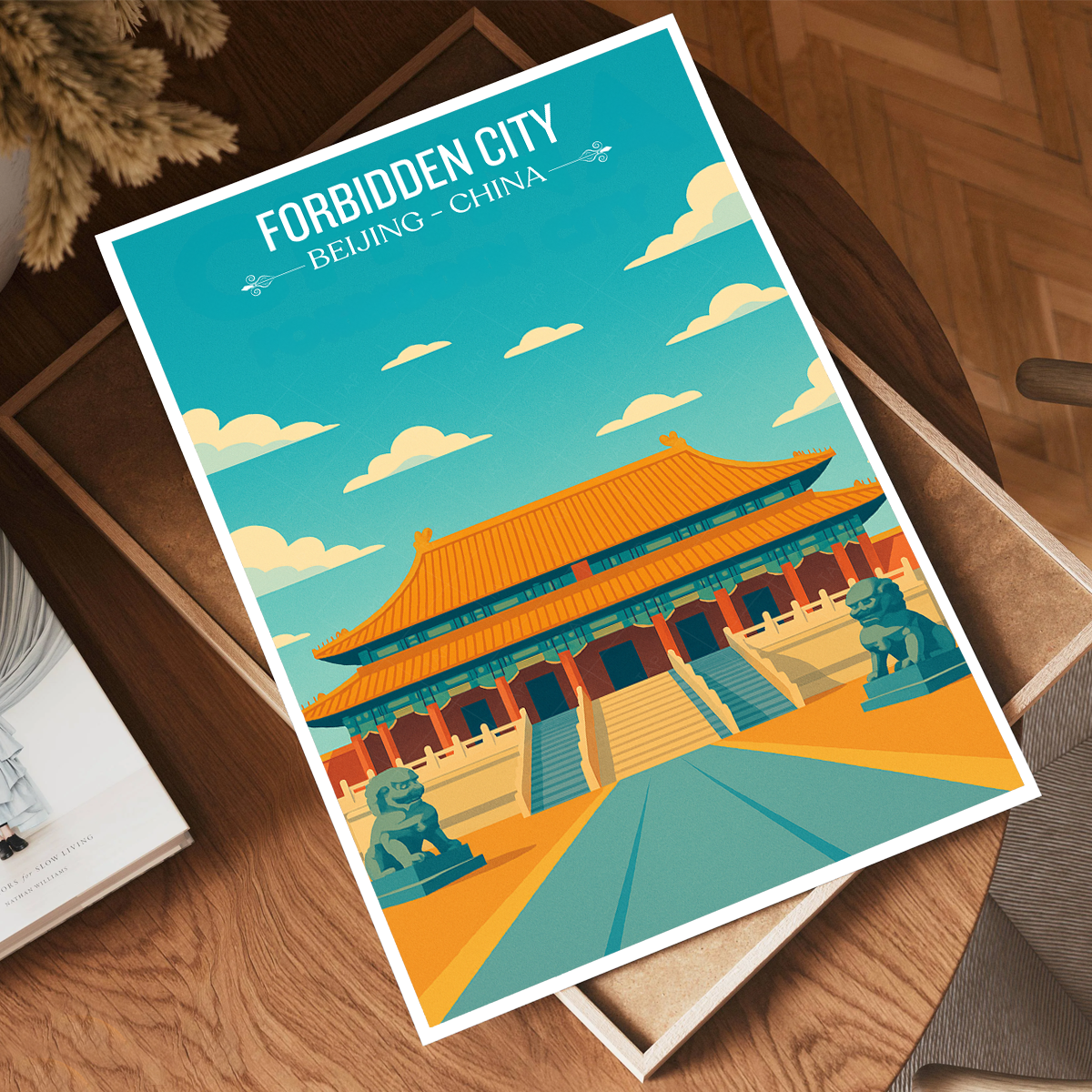 Forbidden City - China - Travel Wall Art Print Home Deco Poster