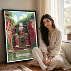 Grand Buddah - Sichuan - China - Travel Wall Art Print - Art Print - Travel Art Poster