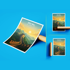Great Wall - Beijing - China - Travel Wall Art Print - Art Print - Travel Art Poster