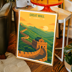Great Wall Changcheng - Beijing - China - Travel Wall Art Print - Art Print - Travel Art Poster