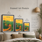 Great Wall Changcheng - Beijing - China - Travel Wall Art Print - Art Print - Travel Art Poster