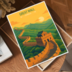 Great Wall Changcheng - Beijing - China - Travel Wall Art Print - Art Print - Travel Art Poster