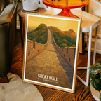 Great Wall Wanli Changcheng - Beijing - China - Travel Wall Art Print - Art Print - Travel Art Poster