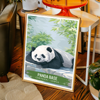 Panda Base - Chengdu - China - Travel Wall Art Print - Art Print - Travel Art Poster
