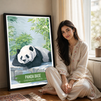 Panda Base - Chengdu - China - Travel Wall Art Print - Art Print - Travel Art Poster
