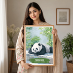 Panda Base - Chengdu - China - Travel Wall Art Print - Art Print - Travel Art Poster