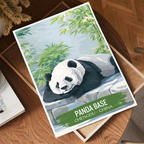 Panda Base - Chengdu - China - Travel Wall Art Print - Art Print - Travel Art Poster