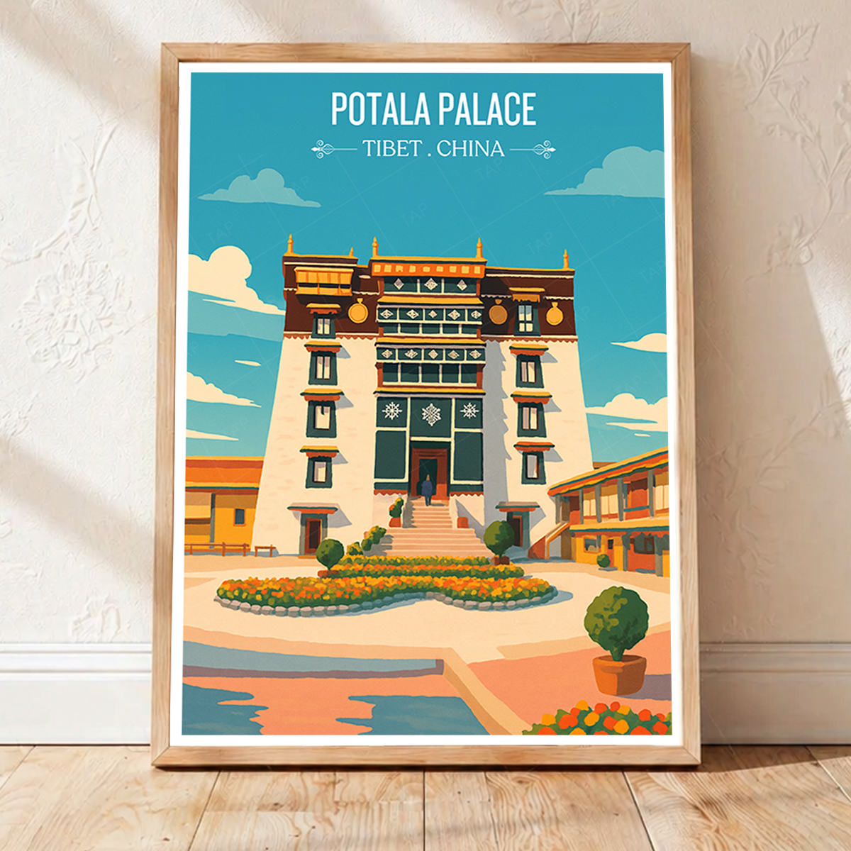 Potala Palace - Tibet - China - Travel Wall Art Print - Art Print - Travel Art Poster