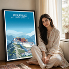 Potala Palace - China - Travel Wall Art Print Home Deco Poster