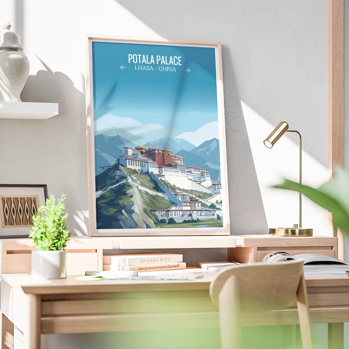 Potala Palace - China - Travel Wall Art Print Home Deco Poster