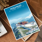 Potala Palace - China - Travel Wall Art Print Home Deco Poster