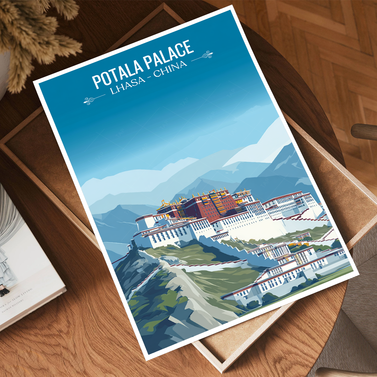 Potala Palace - China - Travel Wall Art Print Home Deco Poster