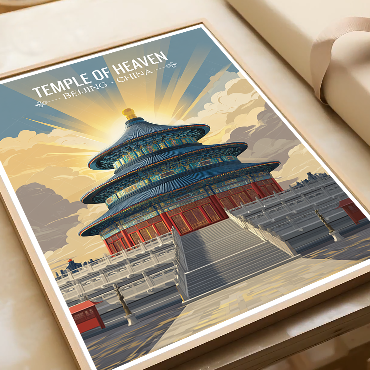 Temple of Heaven - China - Travel Wall Art Print Home Deco Poster