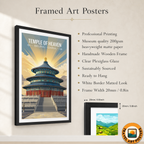 Temple of Heaven - China - Travel Wall Art Print Home Deco Poster