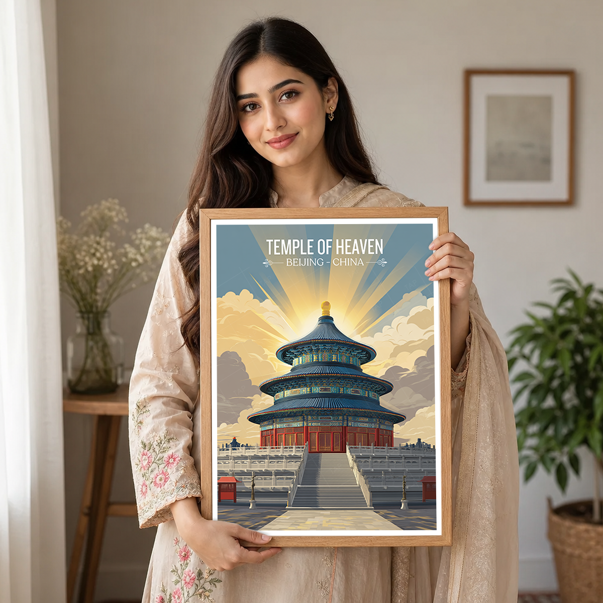 Temple of Heaven - China - Travel Wall Art Print Home Deco Poster