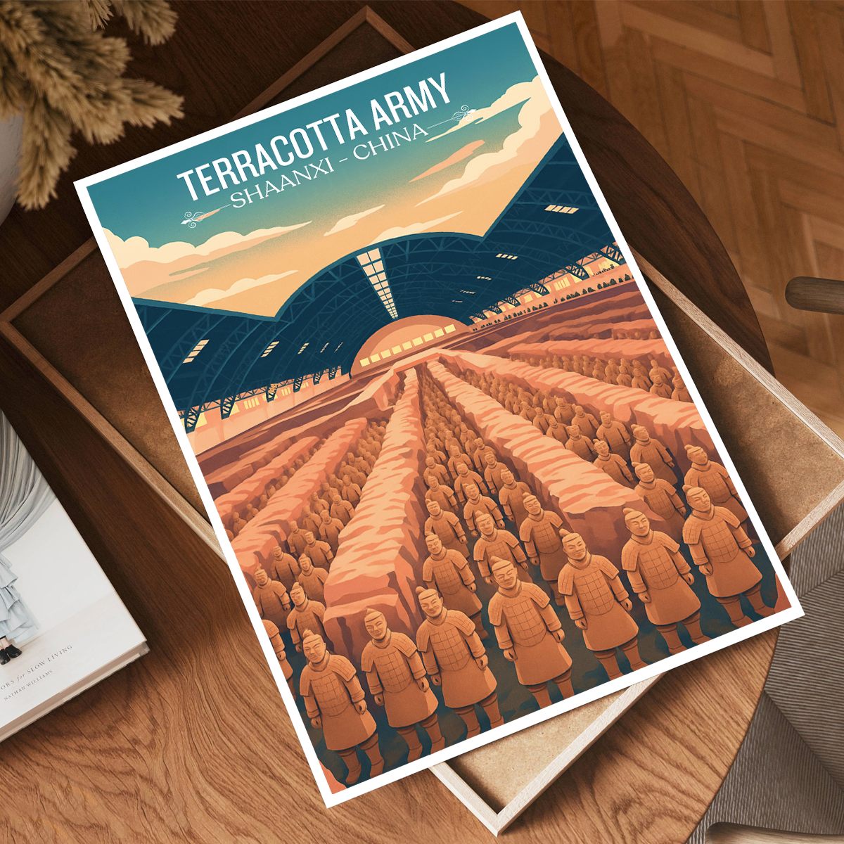 Terracotta Army - China - Travel Wall Art Print Home Deco Poster